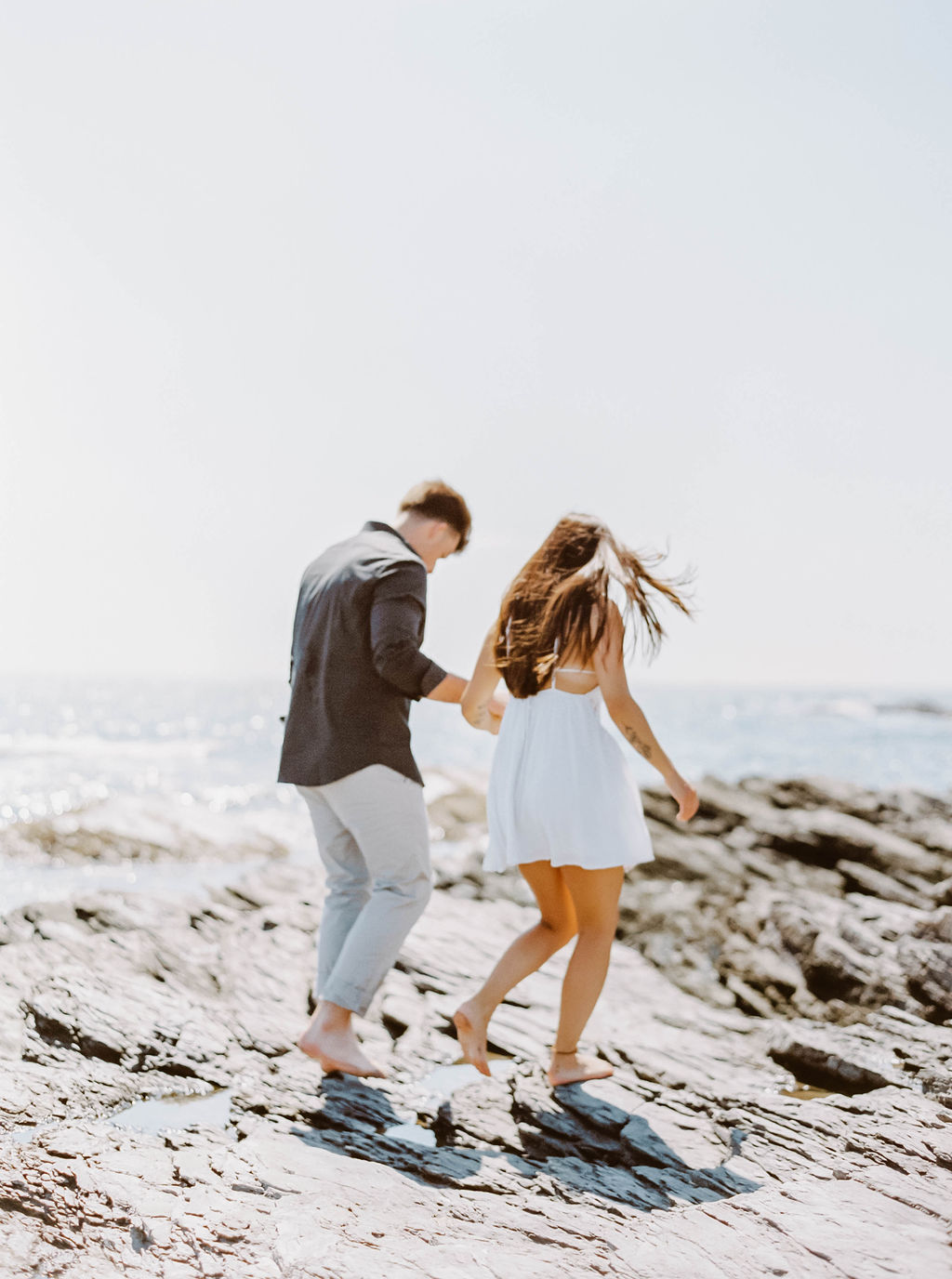 Castle Hill Inn Engagement Photographer | Newport RI Film Wedding Photographer Serving CT, RI, Boston, and New England Areas | Film and Digital Photographer | Deirdre Volk Photography