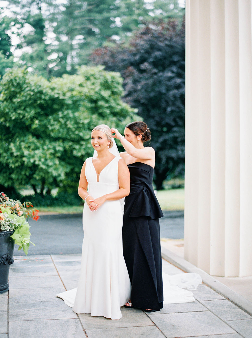 Wadsworth Mansion Wedding | Newport RI Film Wedding Photographer Serving CT, RI, Boston, and New England Areas | Film and Digital Photographer | Deirdre Volk Photography