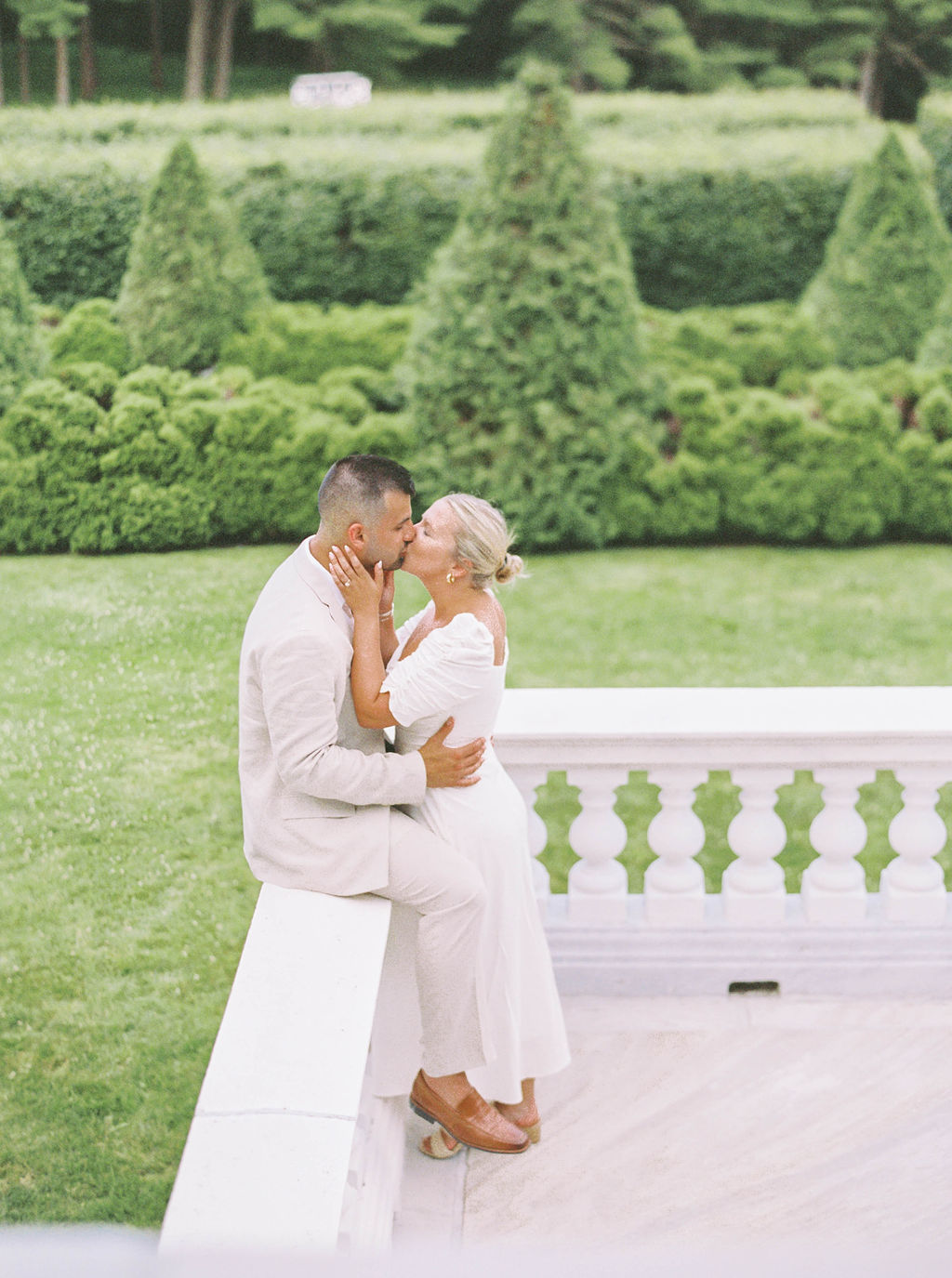 The Mount MA Engagement | Newport RI Film Wedding Photographer Serving CT, RI, Boston, and New England Areas | Film and Digital Photographer | Deirdre Volk Photography