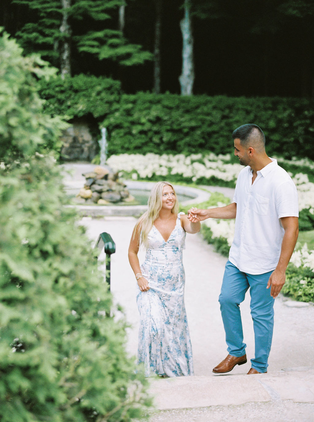 The Mount MA Engagement | Newport RI Film Wedding Photographer Serving CT, RI, Boston, and New England Areas | Film and Digital Photographer | Deirdre Volk Photography