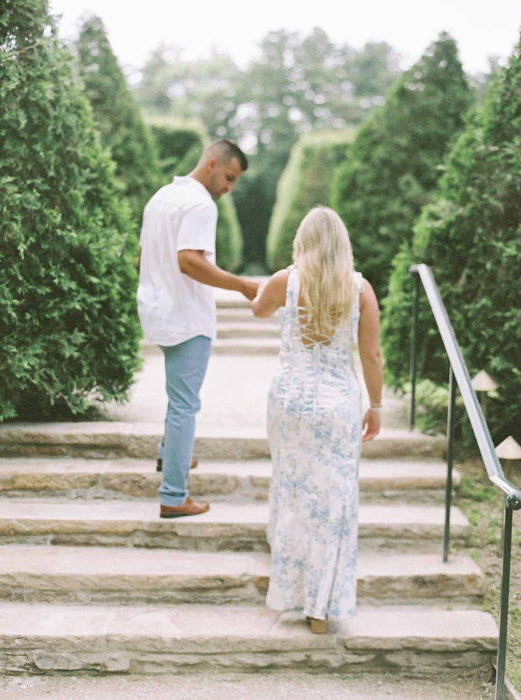 The Mount MA Engagement | Newport RI Film Wedding Photographer Serving CT, RI, Boston, and New England Areas | Film and Digital Photographer | Deirdre Volk Photography