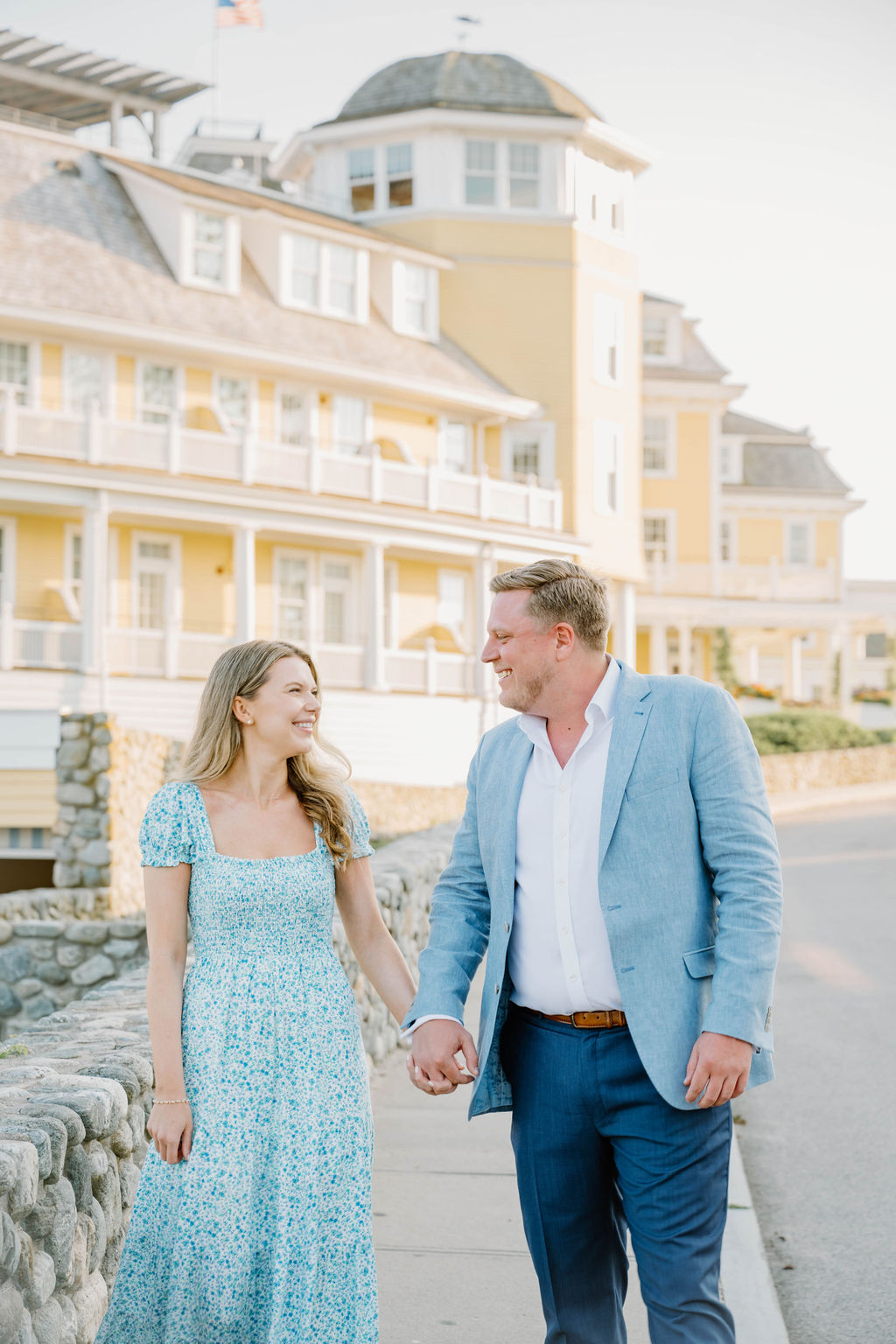 Ocean House Engagement | Newport RI Film Wedding Photographer Serving CT, RI, Boston, and New England Areas | Film and Digital Photographer | Deirdre Volk Photography