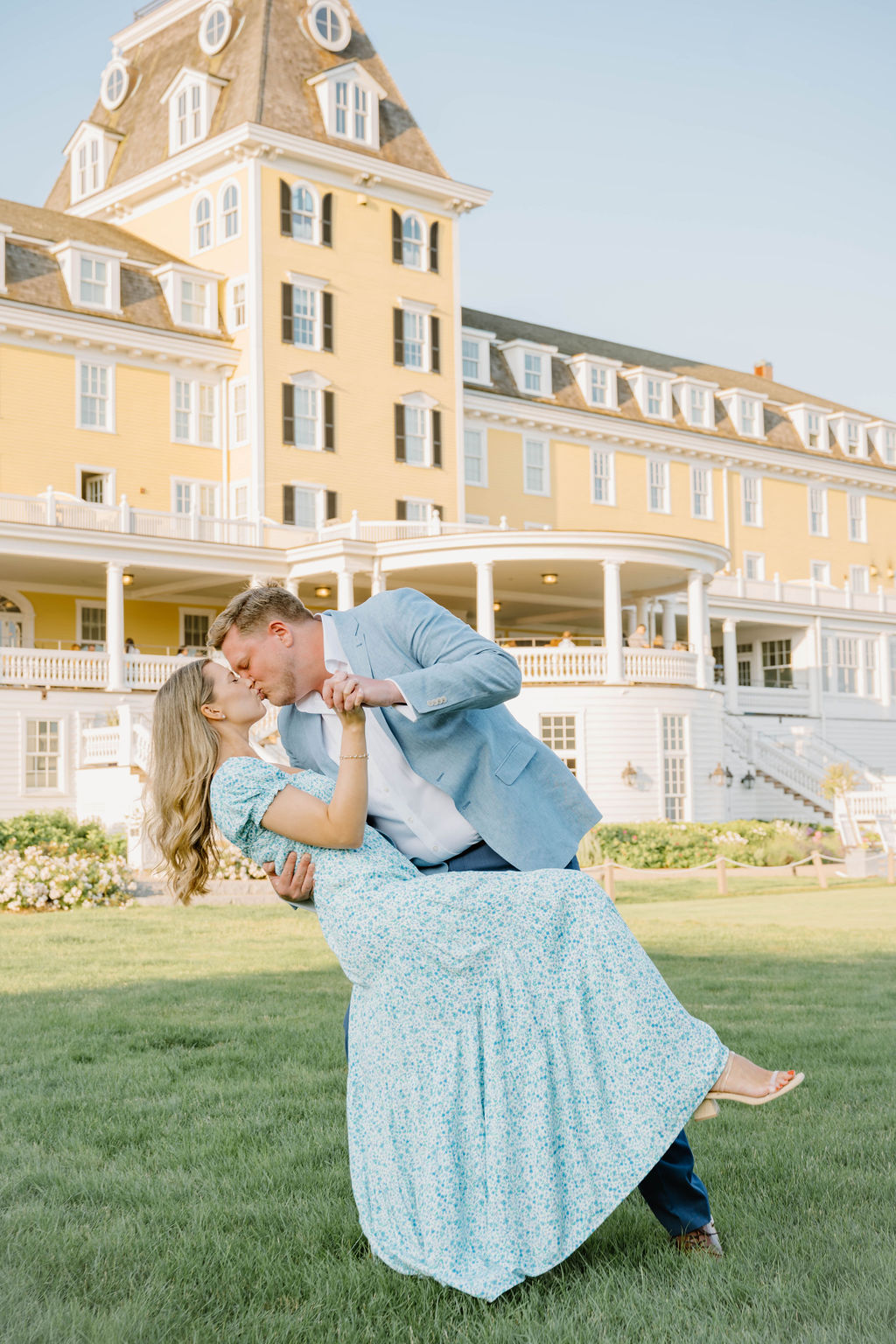 Ocean House Engagement | Newport RI Film Wedding Photographer Serving CT, RI, Boston, and New England Areas | Film and Digital Photographer | Deirdre Volk Photography