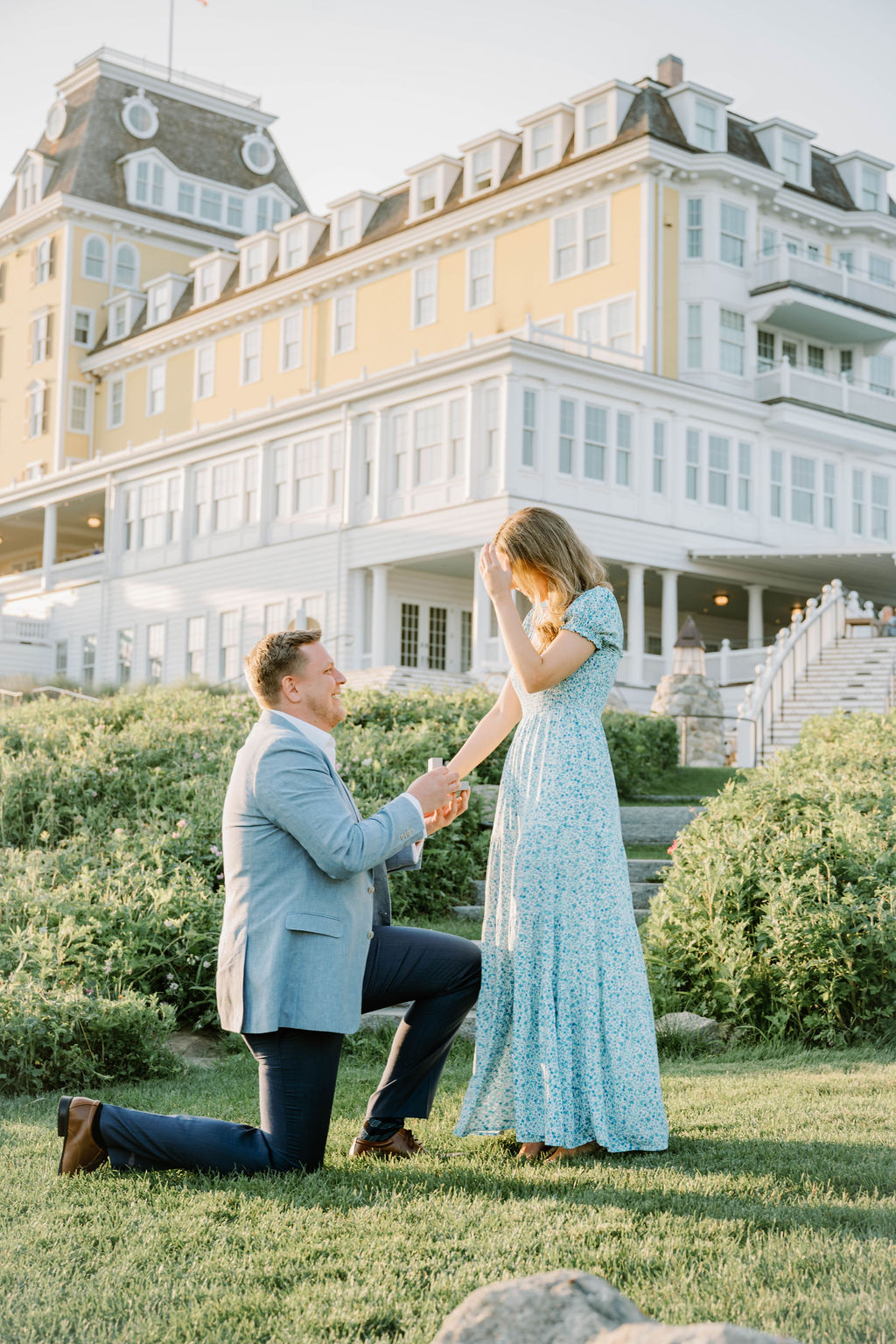 Ocean House Engagement | Newport RI Film Wedding Photographer Serving CT, RI, Boston, and New England Areas | Film and Digital Photographer | Deirdre Volk Photography