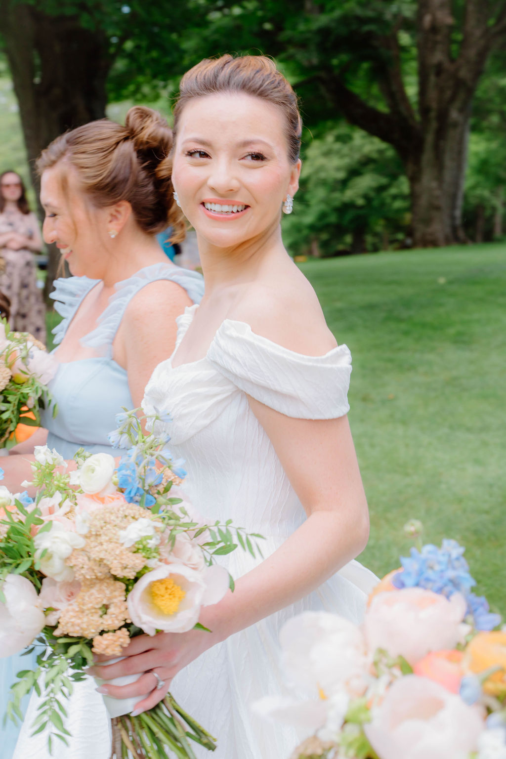 Smith Farm Garden Wedding | Newport RI Film Wedding Photographer Serving CT, RI, Boston, and New England Areas | Film and Digital Photographer | Deirdre Volk Photography