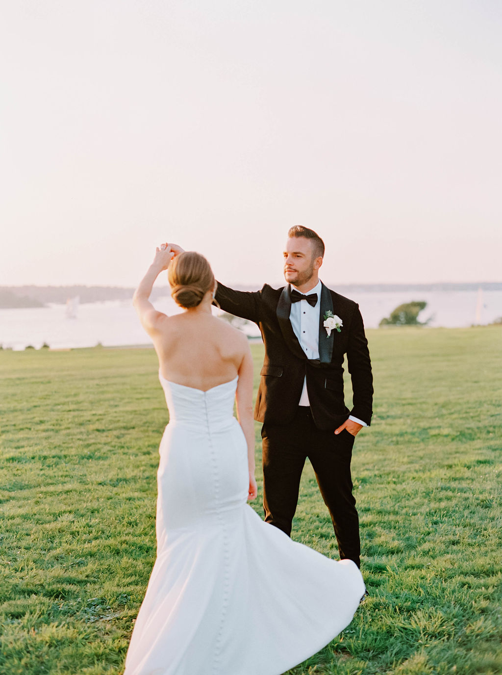 Eisenhower House Wedding | Newport RI Film Wedding Photographer Serving CT, RI, Boston, and New England Areas | Film and Digital Photographer | Deirdre Volk Photography